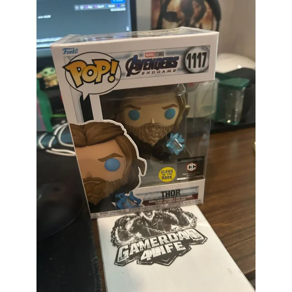 Funko Pop Avengers Endgame THOR #1117 Glow In The Dark Chalice Exclusive